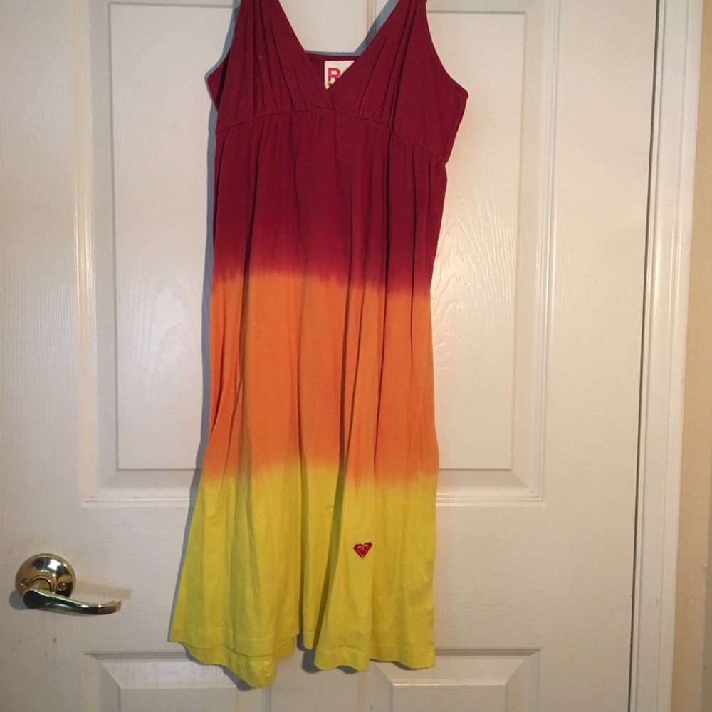 roxy tie dye dress